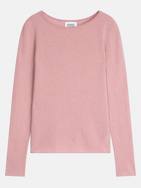 AUTHENTIC CASHMERE Kaszmirowy sweter "Epéna" w kolorze jasnoróżowym rozmiar: S. Różowe swetry AUTHENTIC CASHMERE, s, bez wzorów, z kaszmiru, bez ramiączek. Za 351.38 zł.