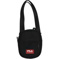 Saszetka sportowa Fila Badalona Badge Pusher Bag 1l. Czarne nerki i saszetki Fila, bez wzorów, z materiału, sportowe, bez dodatków. Za 49.99 zł.