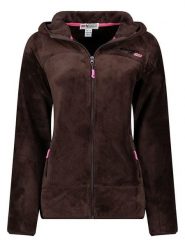 Geographical Norway Kurtka polarowa "Upalood" w kolorze brązowym rozmiar: L. Brązowe kurtki Geographical Norway, l, bez wzorów, z polaru, bez kaptura. Za 100.99 zł.