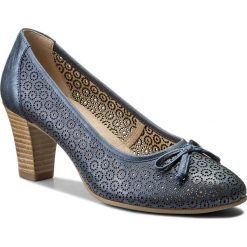Półbuty CAPRICE - 9-22505-20 Navy Metallic 890. Czółenka marki Caprice. W wyprzedaży za 219.00 zł.