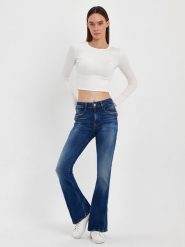 LTB Dżinsy - Regular fit - w kolorze granatowym rozmiar: W32/L32. Niebieskie jeansy LTB, l, z aplikacjami, ze skóry, klasyczne. Za 206.91 zł.