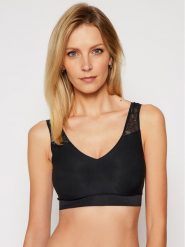 Chantelle Biustonosz top Soft Stretch C11G10 Czarny. Czarne biustonosze Chantelle, bez wzorów, z syntetyku. Za 159.99 zł.