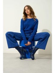 AUTHENTIC CASHMERE Kaszmirowy sweter "Ivy" w kolorze niebieskim rozmiar: L. Niebieskie swetry AUTHENTIC CASHMERE, l, bez wzorów, z kaszmiru, bez ramiączek. Za 432.80 zł.