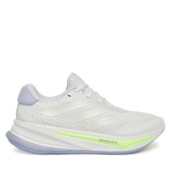 Buty do biegania adidas. Białe buty do biegania adidas, bez wzorów, bez zapięcia, do biegania. Za 289.99 zł.