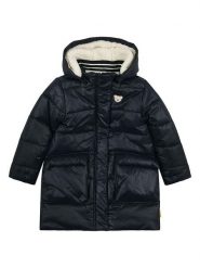 Steiff Płaszcz pikowany w kolorze czarnym rozmiar: 104. Czarne płaszcze Steiff, bez wzorów, bez kaptura. Za 348.08 zł.