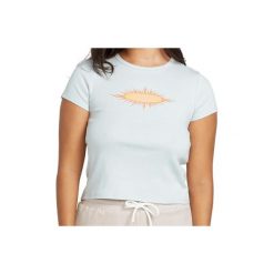Koszulka turystyczna damska Volcom Have A Clue. Zielone t-shirty sportowe Volcom, s, bez wzorów, z bawełny, bez ramiączek. Za 114.00 zł.