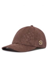 Guess Czapka z daszkiem AW5627 POL01 Brązowy. Brązowe czapki z daszkiem Guess, z aplikacjami, z poliesteru. Za 194.99 zł.