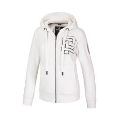 Bluza damska Pitbull rozpinana z kapturem Sherpa Ruffina. Białe bluzy PITBULL, l, bez wzorów, z kapturem. Za 269.00 zł.