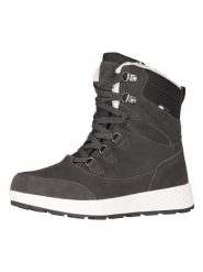 Westfjord Skórzane botki zimowe "Eldfjall" w kolorze szarym rozmiar: 37. Szare botki Westfjord, bez wzorów, z materiału, bez obcasa, bez zapięcia. Za 181.33 zł.