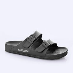 Klapki damskie Lemigo Like Fitclog. Białe klapki Lemigo, bez wzorów, z materiału, bez obcasa, bez zapięcia. Za 99.00 zł.