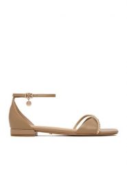 MEXX Sandały EO-CD25-185-1 Beżowy. Brązowe sandały Mexx, bez wzorów, ze skóry, bez obcasa, na płaskiej podeszwie, bez zapięcia. Za 299.99 zł.