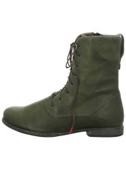 Think! Skórzane botki "Agrat" w kolorze zielonym rozmiar: 38. Zielone botki Think!, bez wzorów, eleganckie, bez obcasa, bez zapięcia. Za 323.99 zł.