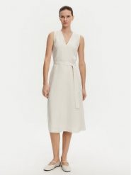 Calvin Klein Sukienka letnia K20K208424 Beżowy Regular Fit. Brązowe sukienki Calvin Klein, bez wzorów, z lyocellu, bez kołnierzyka, bez ramiączek. Za 579.99 zł.