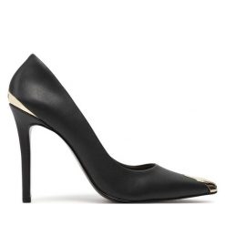 Szpilki Just Cavalli. Czarne szpilki Just Cavalli, bez wzorów, bez obcasa, na szpilce, bez zapięcia. Za 839.99 zł.