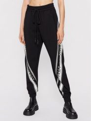 TWINSET Spodnie dresowe 212TT2383 Czarny Regular Fit. Czarne spodnie dresowe Twinset, bez wzorów, z dresówki. Za 869.99 zł.