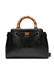 Guess Torebka HWKB95 06060 Czarny. Czarne torebki klasyczne Guess, z aplikacjami, ze skóry, bez dodatków. Za 409.99 zł.
