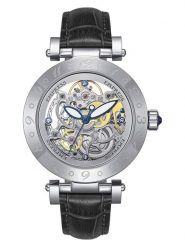 Empress Zegarek automatyczny "Theodora" w kolorze srebrno-czarnym rozmiar: onesize. Czarne, analogowe zegarki Empress, ze stali. Za 587.99 zł.