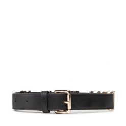 Pasek Valentino. Czarne paski Valentino, bez wzorów. Za 142.99 zł.