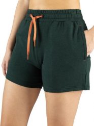 Spodenki dresowe damskie Viking Bamboo Hazen Lady. Czarne szorty sportowe Viking, bez wzorów, z dresówki, z obniżonym stanem. Za 107.94 zł.