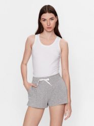 4F Top 4FSS23TTSHF581 Biały Regular Fit. Białe topy 4f, l, bez wzorów, z bawełny, bez kołnierzyka, bez ramiączek. Za 39.99 zł.