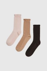 Skarpety 3-pack. Skarpetki MOODO, bez wzorów, z bawełny. Za 39.99 zł.