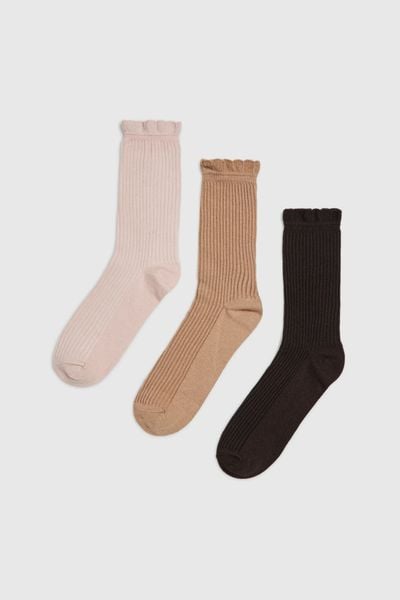 Skarpety 3-pack. Skarpetki MOODO, bez wzorów, z bawełny. Za 39.99 zł.