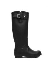 Hunter Kalosze CWB-HFW-004 Czarny. Czarne kalosze Hunter, bez wzorów, z kauczuku, bez zapięcia. Za 279.99 zł.