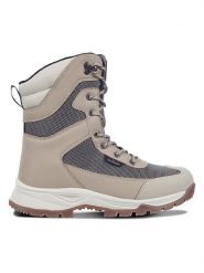 Icepeak Skórzane botki zimowe "Alice" w kolorze beżowym rozmiar: 38. Brązowe botki Icepeak, bez wzorów, z materiału, bez obcasa, bez zapięcia. Za 299.45 zł.