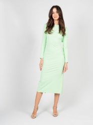 Patrizia Pepe Sukienka | 8A1177/J082 | Kobieta | Zielony. Zielone sukienki Patrizia Pepe, na imprezę, l, bez wzorów, z elastanu, eleganckie, bez kołnierzyka, bez ramiączek, dopasowane. W wyprzedaży za 569.00 zł.