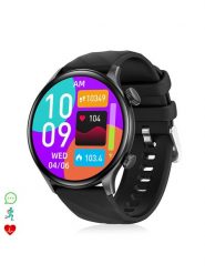 DAM Smartwatch "ZW63" w kolorze czarnym rozmiar: onesize. Czarne zegarki DAM, metalowe. Za 279.95 zł.