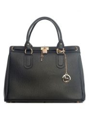 Lia Biassoni Skórzana torebka "Nure" w kolorze czarnym - 36 x 28 x 18 cm rozmiar: onesize. Czarne torebki klasyczne Lia Biassoni, bez wzorów, z materiału, przez ramię, bez dodatków. Za 304.99 zł.