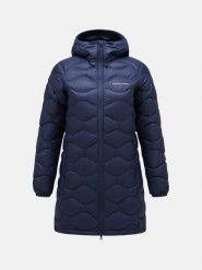 Kurtka narciarska damska Peak Performance Helium Down Parka. Niebieskie płaszcze Peak Performance, xs, bez wzorów, z poliamidu, bez kaptura. Za 1,369.00 zł.