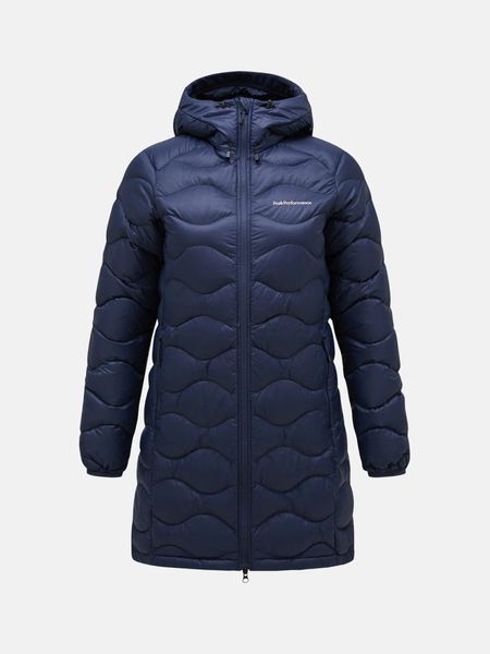 Kurtka narciarska damska Peak Performance Helium Down Parka. Niebieskie płaszcze Peak Performance, xs, bez wzorów, z poliamidu, bez kaptura. Za 1,369.00 zł.