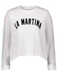 La Martina Bluza w kolorze białym rozmiar: XL. Białe bluzy La Martina, xl, bez wzorów, z bawełny, bez ramiączek, bez kaptura. Za 171.68 zł.