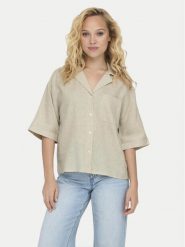 ONLY Koszula Tokyo 15314215 Szary Regular Fit. Szare koszule ONLY, s, bez wzorów, z wiskozy, bez kołnierzyka, bez ramiączek. Za 89.99 zł.