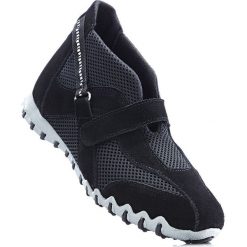Sneakersy skórzane bonprix czarny. Buty sportowe lifestyle marki NEWFEEL. Za 59.99 zł.