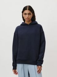 LeGer Bluza "Aylin" w kolorze granatowym rozmiar: 42. Niebieskie bluzy LeGer, bez wzorów, bez ramiączek, z kapturem. Za 130.99 zł.