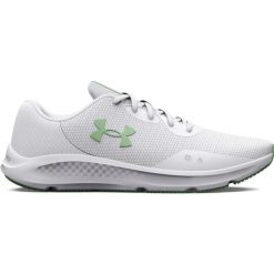 Buty do biegania damskie Under Armour Charged Pursuit 3 Twist W. Białe buty do biegania Under Armour, bez wzorów, z materiału, bez zapięcia, do biegania. Za 165.00 zł.