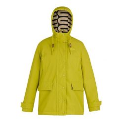 Kurtka Damska Orla Kiely Plain Mid Length Waterproof Jacket. Zielone kurtki przeciwdeszczowe Regatta, bez wzorów, bez kaptura, trekkingowe. Za 223.99 zł.