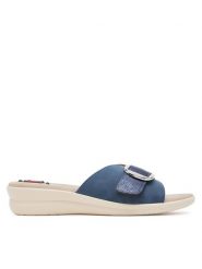 Go Soft Klapki LAH3T9092-3 Granatowy. Niebieskie klapki GO SOFT, bez wzorów, z materiału, bez obcasa, bez zapięcia. Za 119.99 zł.