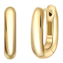 Yokoamii Kolczyki z mosiadzu w kolorze zlotym 1 ct Damski. Żółte kolczyki Yokoamii, pozłacane. Za 149.99 zł.