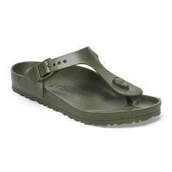 Birkenstock Gizeh EVA Japonki unisex. Zielone japonki Birkenstock, bez wzorów, klasyczne. Za 189.99 zł.