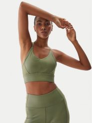 4F Biustonosz sportowy 4FWAW24USBAF138 Khaki. Brązowe biustonosze sportowe 4f, bez wzorów, z syntetyku, do biegania. Za 89.99 zł.