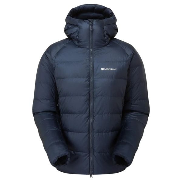 Damska kurtka z kapturem Montane Kamen. Niebieskie kurtki Montane, na zimę, l, bez wzorów, z nylonu, z kapturem. Za 2,134.95 zł.