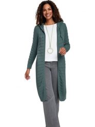 WITT WEIDEN Kardigan w kolorze zielonym rozmiar: 42. Zielone swetry WITT WEIDEN, bez wzorów, ze splotem, bez ramiączek. Za 43.99 zł.