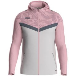 Bluza dresowa z kapturem zapinana na zamek Jako Iconic. Czerwone bluzy JAKO, m, bez wzorów, z dresówki, bez ramiączek, z kapturem. Za 386.50 zł.