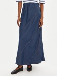 Munthe Spódnica maxi Parson 252122225207 Niebieski Regular Fit. Niebieskie spódnice Munthe, bez wzorów, z lyocellu, maxi. Za 759.99 zł.