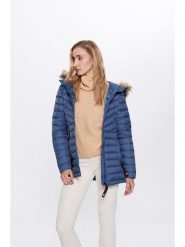 CANADA weather gear Kurtka zimowa w kolorze niebieskim rozmiar: XL. Niebieskie kurtki CANADA weather gear, na zimę, xl, bez wzorów, z puchu, bez kaptura. Za 388.80 zł.