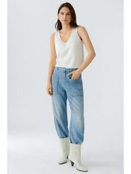 Oui Top w kolorze białym rozmiar: 36. Białe topy Oui, bez wzorów, bez kołnierzyka, bez ramiączek. Za 152.99 zł.