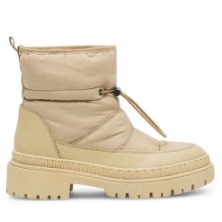 Śniegowce Lasocki. Brązowe śniegowce Lasocki, bez wzorów, bez zapięcia. Za 149.99 zł.